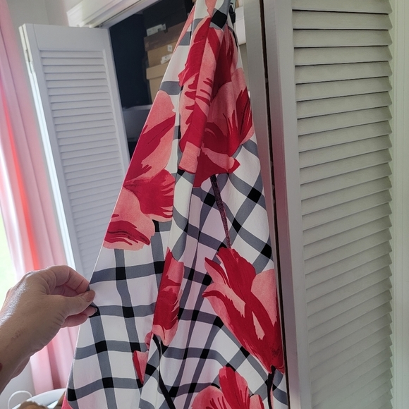 Talbots size 10 skirt - poppy print - Picture 4 of 5